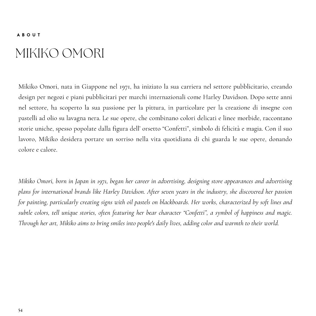 美術評論家アートキュレーター・Francesca Callipariからレビュー