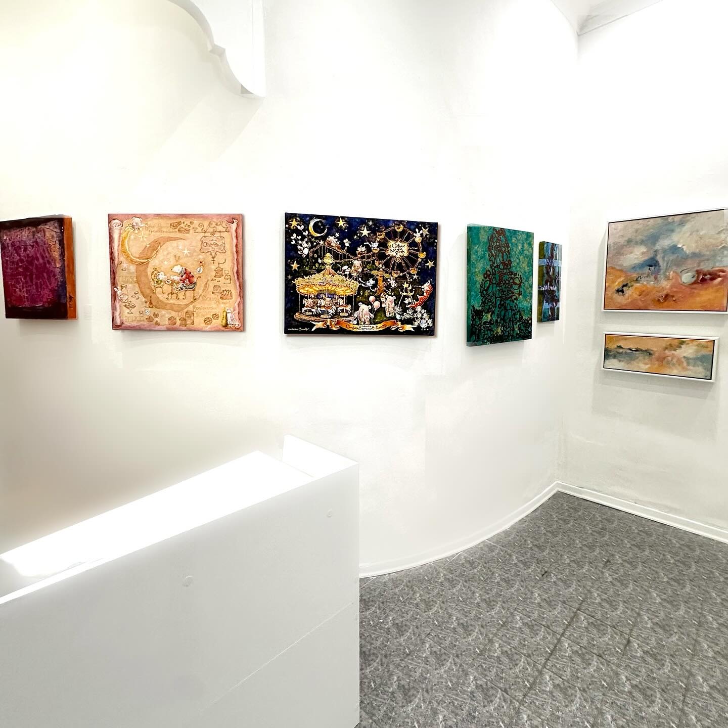 ローマ・現代アートギャラリーRossocinabroに展示