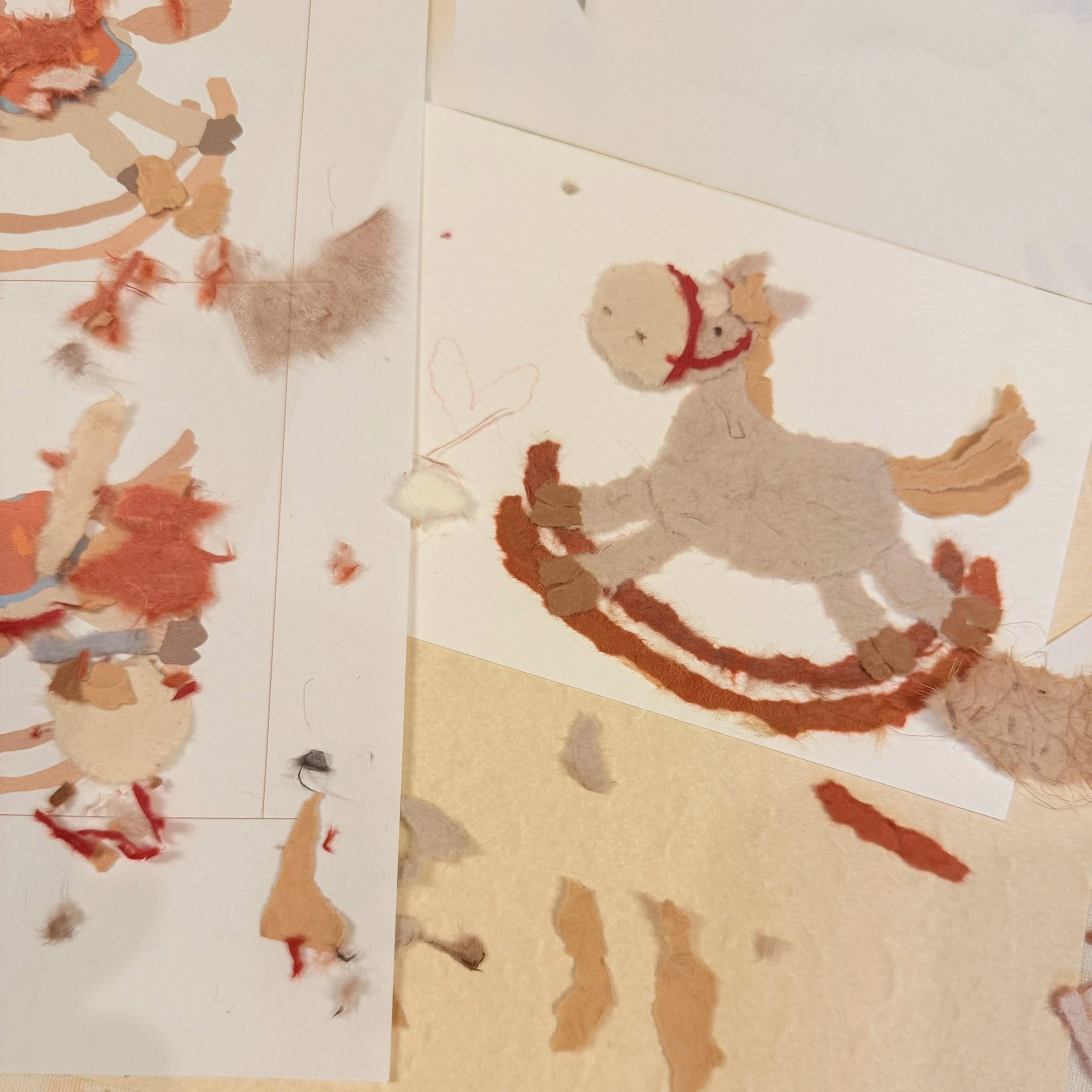 ちぎりコラージュ