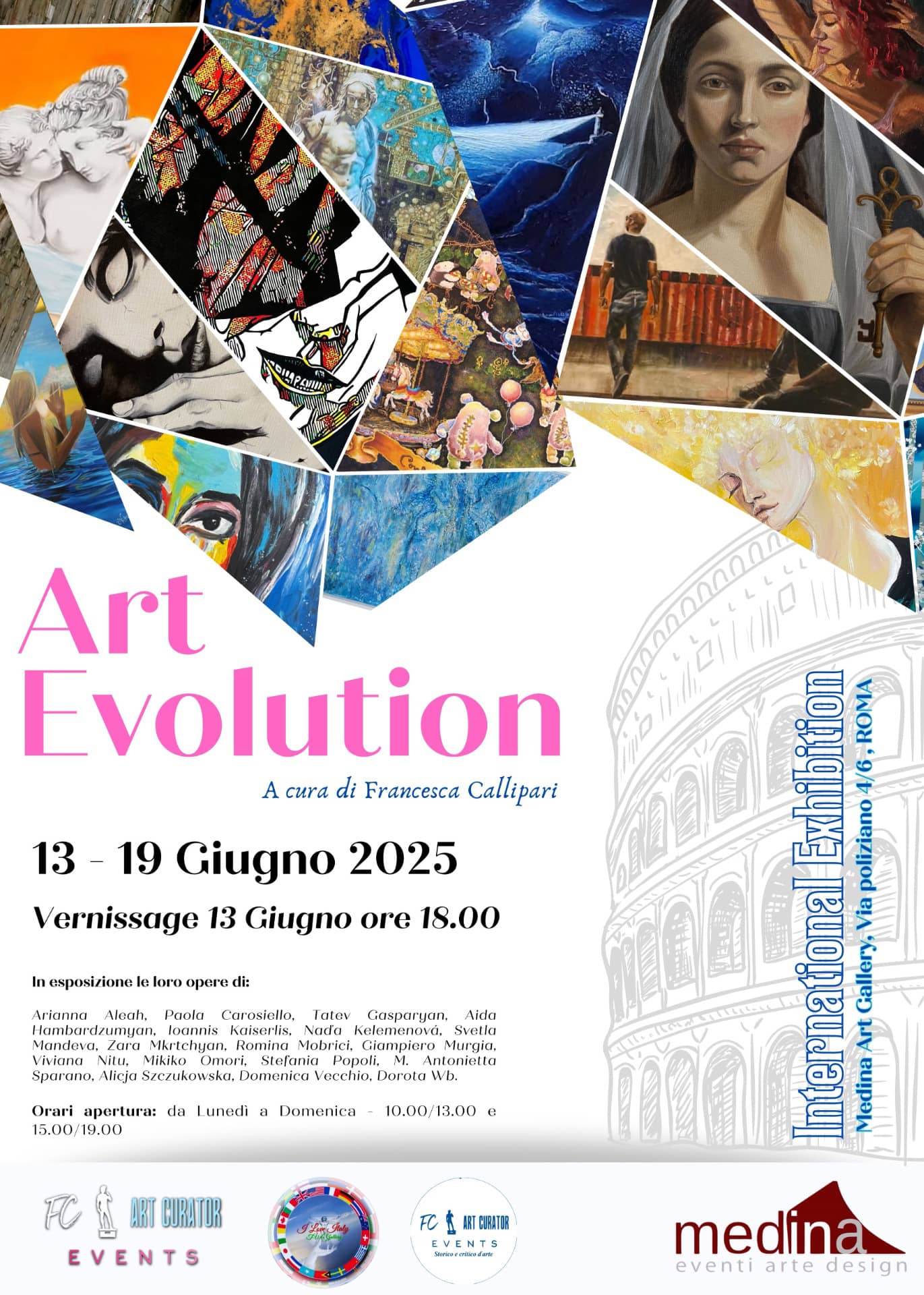 イタリア・ローマ展覧会『Art Evolution』