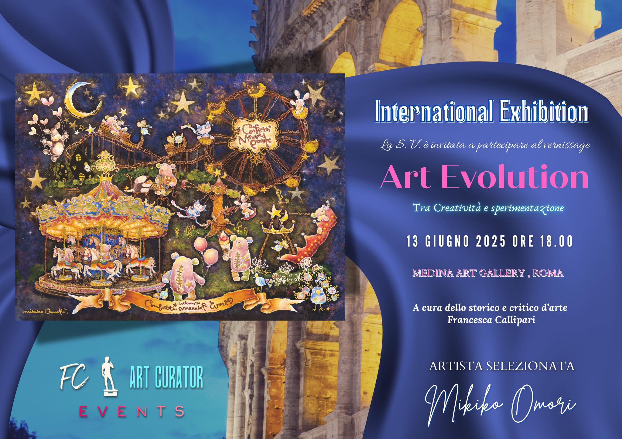 イタリア・ローマ展覧会『Art Evolution』