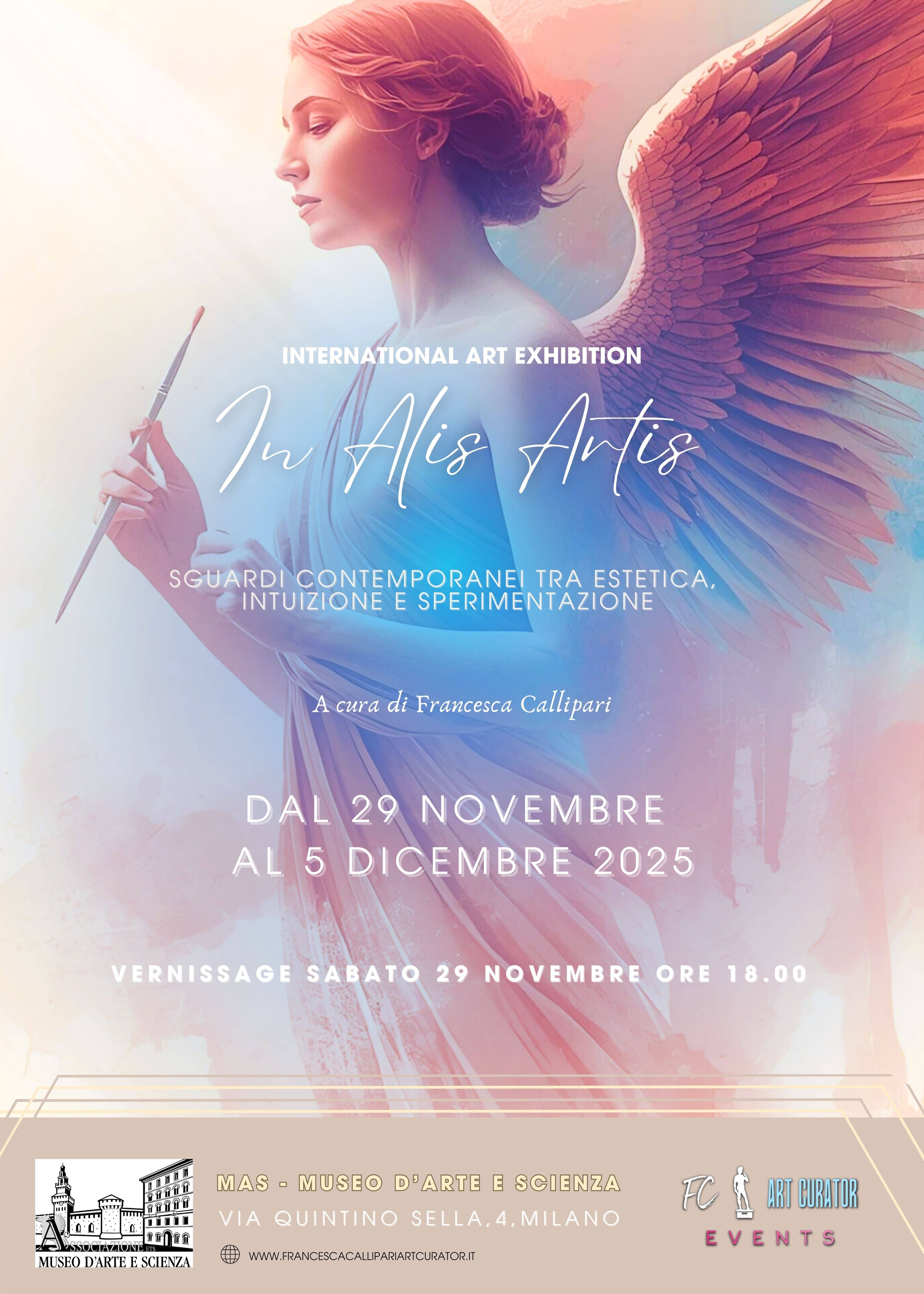 イタリア・ミラノ展覧会『In Alis Artis』